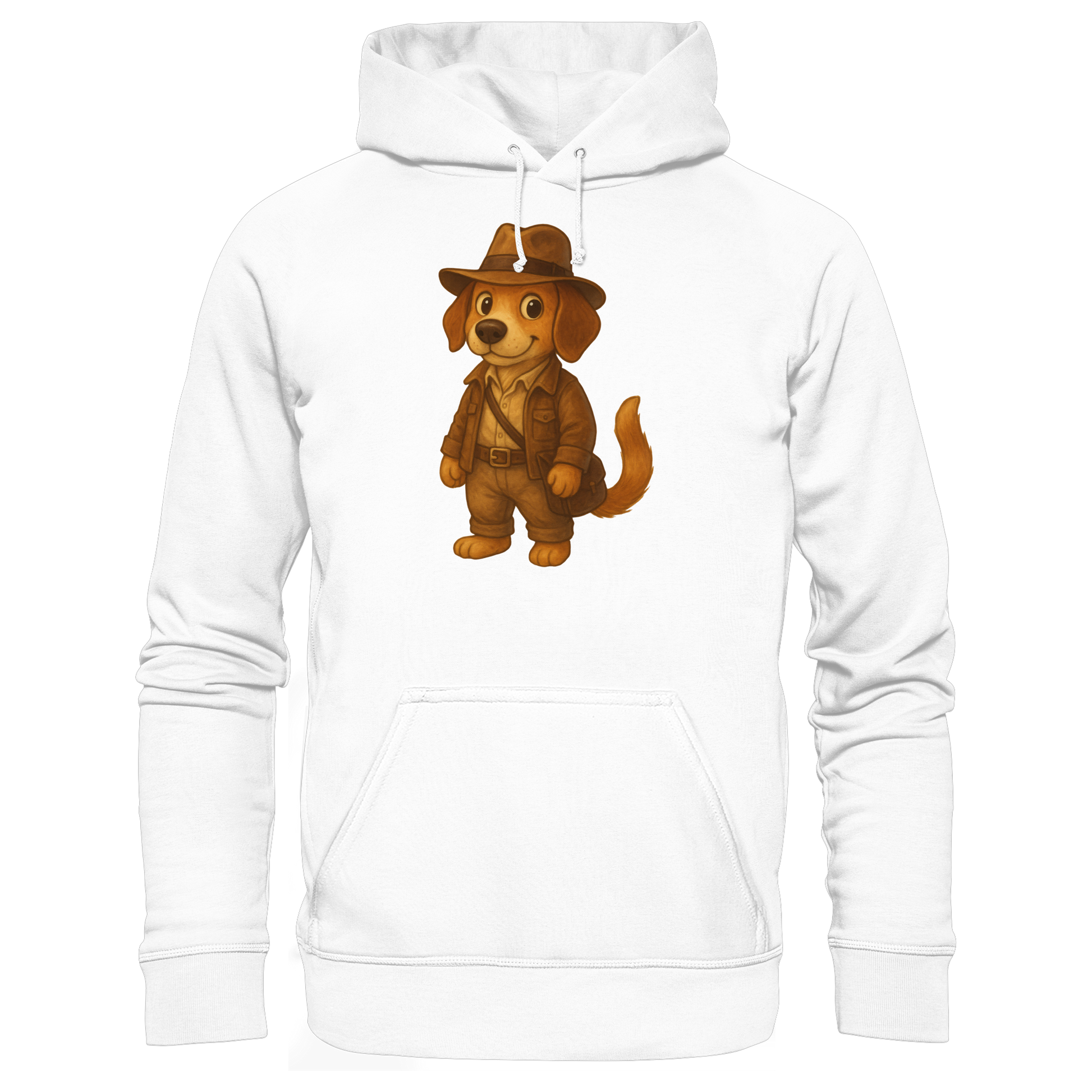 Abenteurer Hunde Cartoon  - Basic Unisex Hoodie