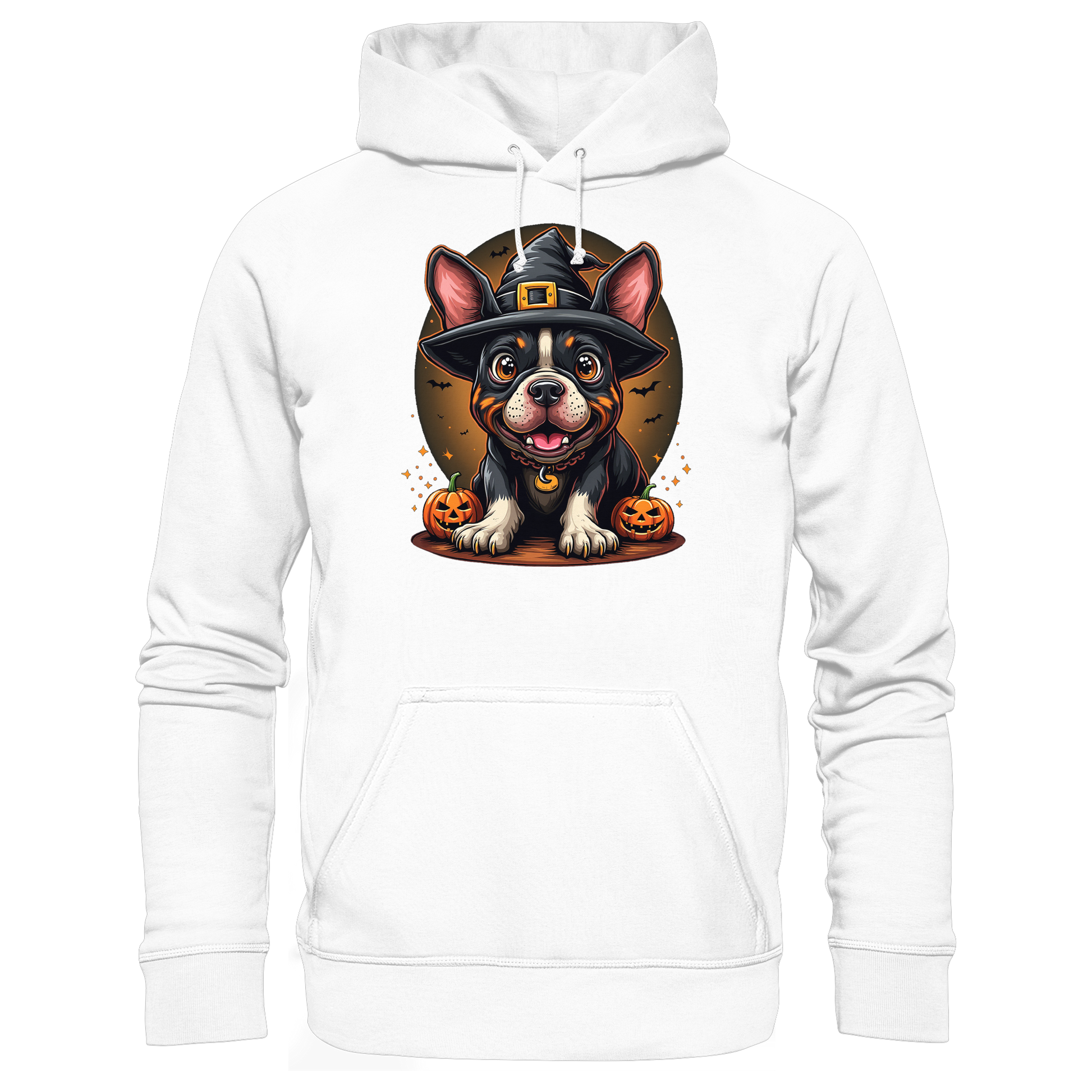Halloween Bulldog - Basic Unisex Hoodie