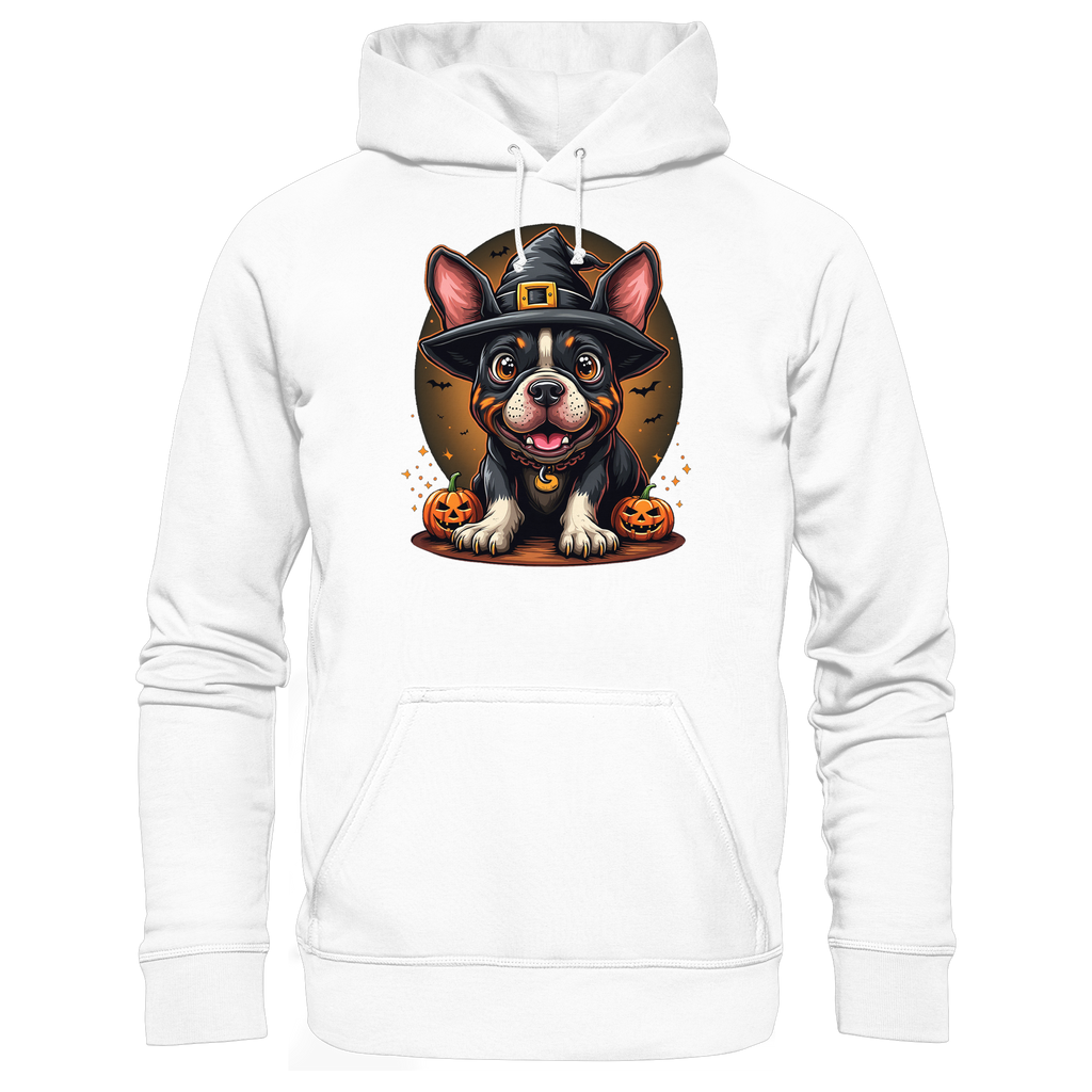 Halloween Bulldog - Basic Unisex Hoodie