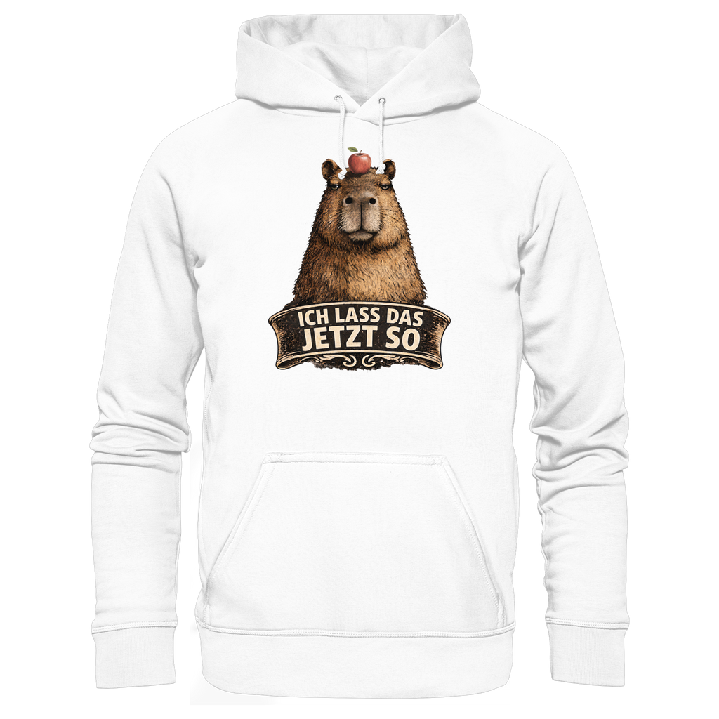 Capybara – "Ich lass das jetzt so" - Basic Unisex Hoodie