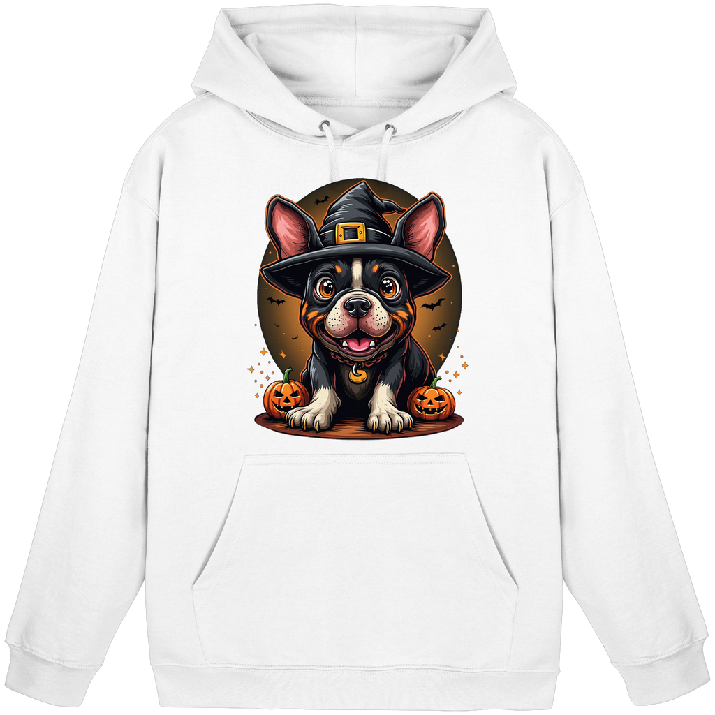 Halloween Bulldog - Basic Unisex Hoodie