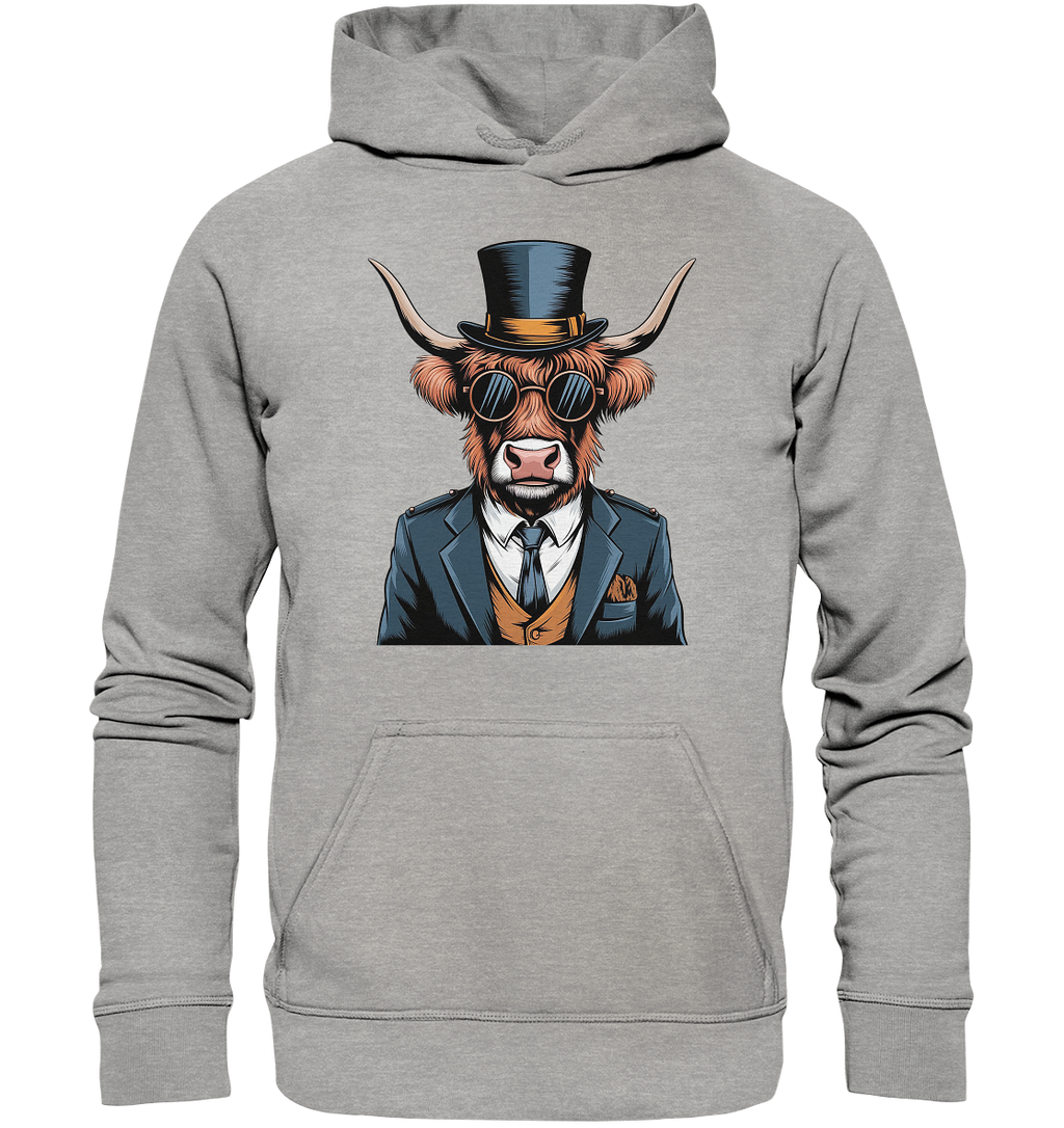 Highland Cow Steampunk - Basic Unisex Hoodie
