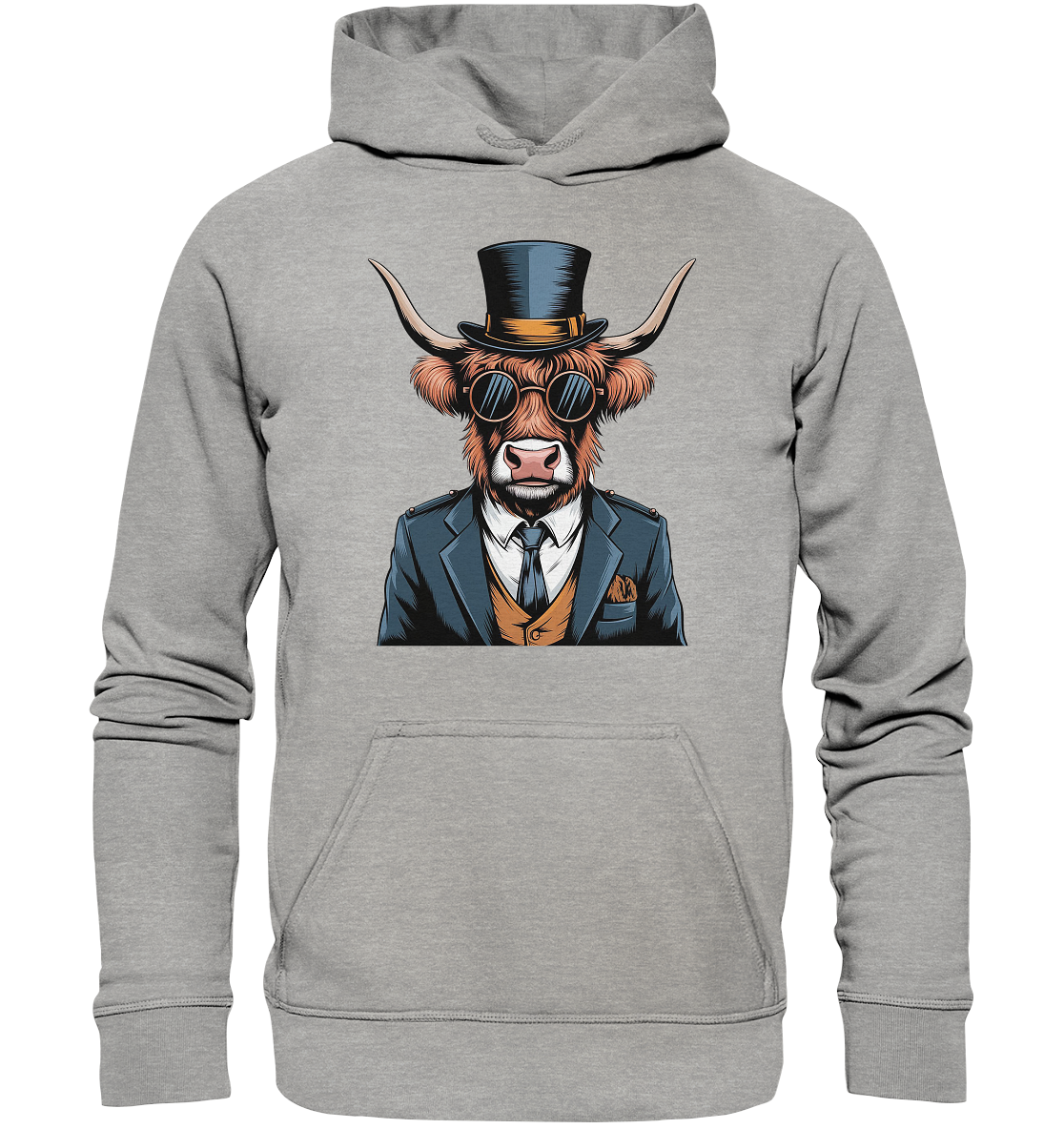 Highland Cow Steampunk - Basic Unisex Hoodie