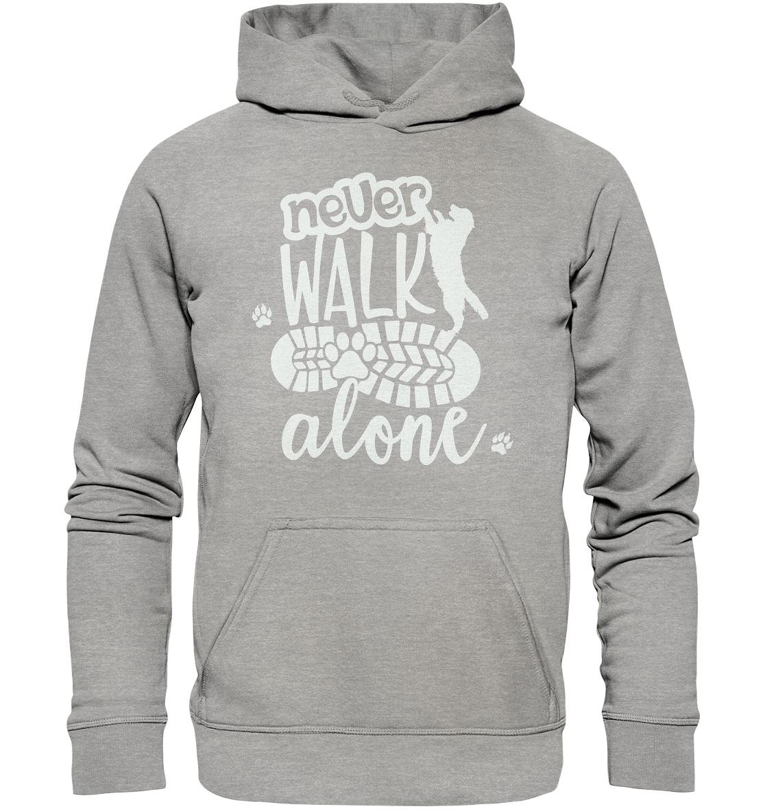 Hundefreunde You never walk alone - personalisierbar - Basic Unisex Hoodie