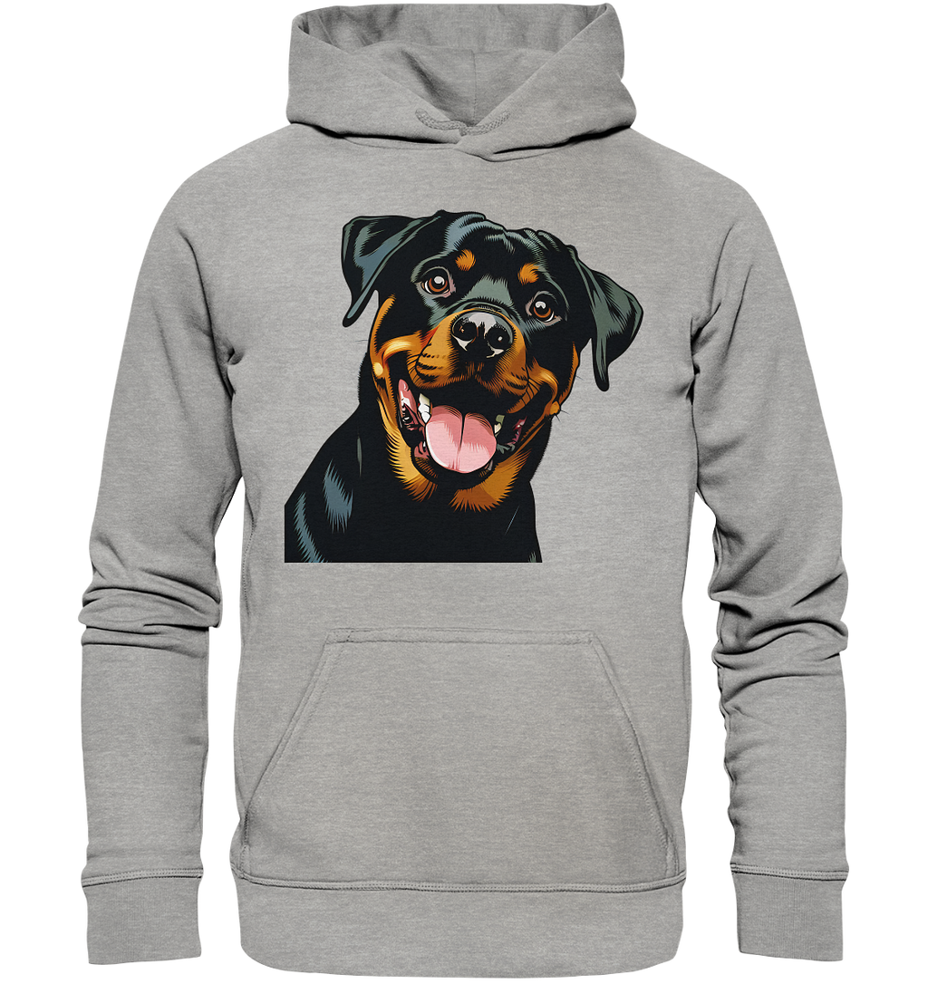 Rottweiler  Comic - personalisierbar - Basic Unisex Hoodie