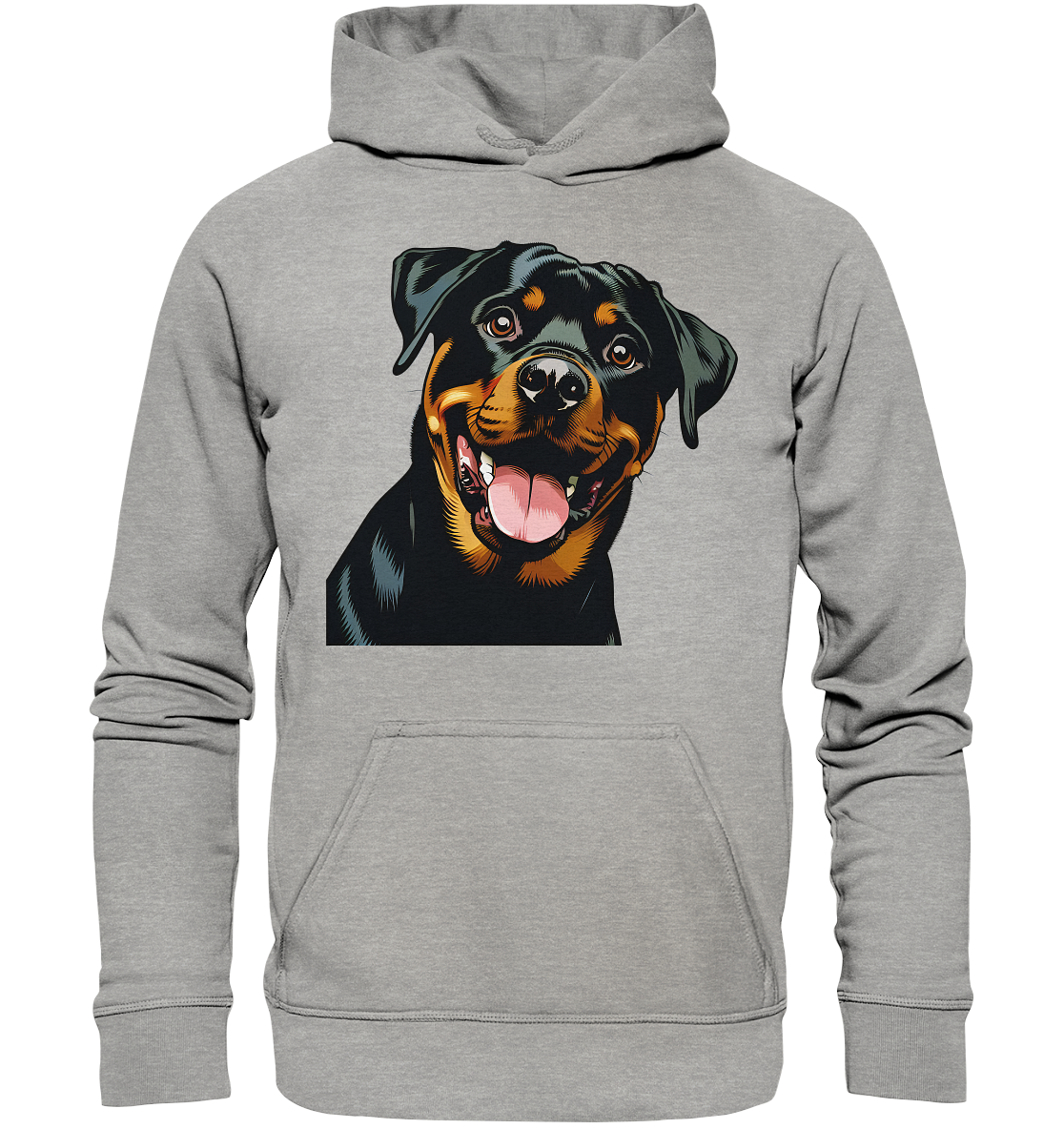 Rottweiler  Comic - personalisierbar - Basic Unisex Hoodie
