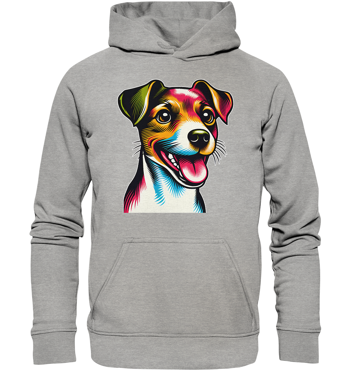 Jack Russell Terrier Pop Art - Basic Unisex Hoodie