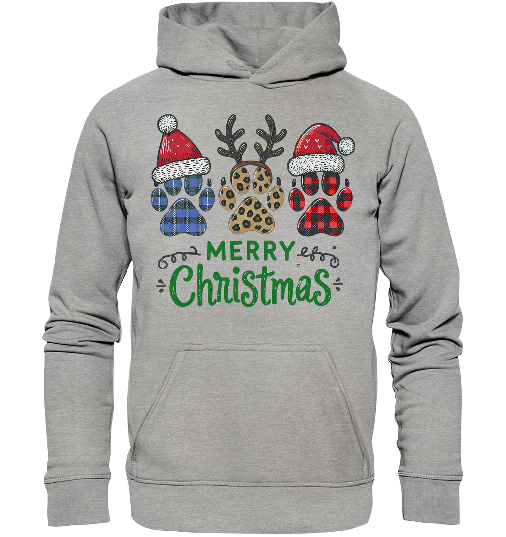 Paw Merry Christmas  - Basic Unisex Hoodie
