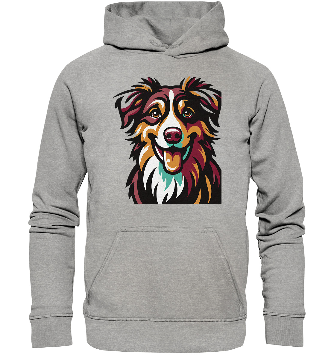Australian Shepherd Hund - personalisierbar - Basic Unisex Hoodie