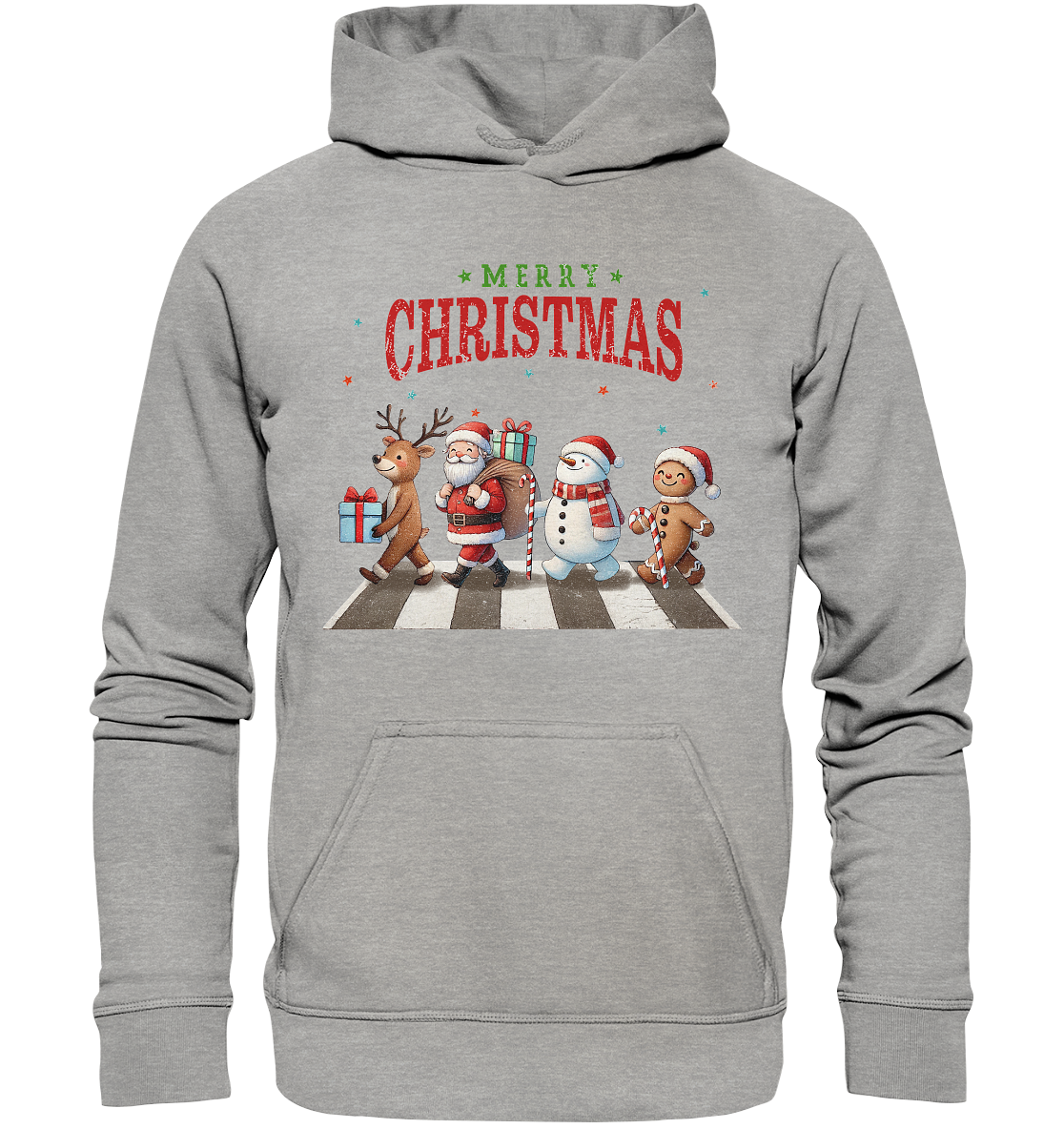 Merry Christmas Zebrastreifen - Basic Unisex Hoodie