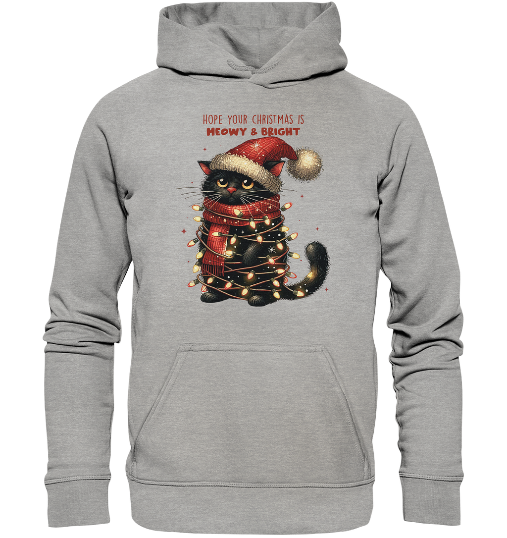 Weihnachts Katze Christmas is Moewy - Basic Unisex Hoodie