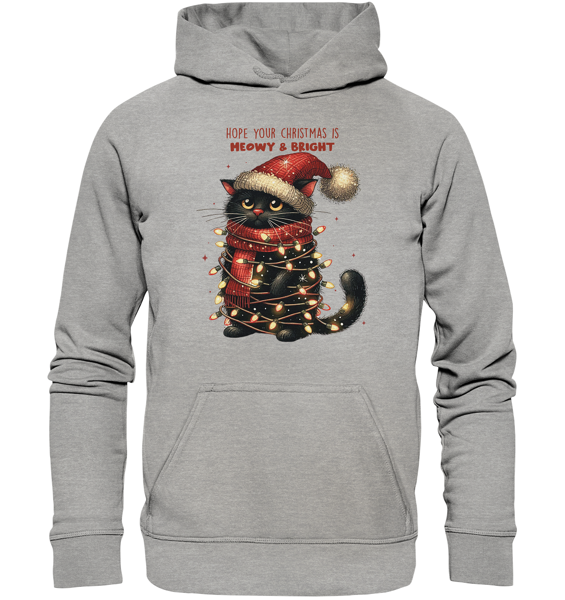 Weihnachts Katze Christmas is Moewy - Basic Unisex Hoodie