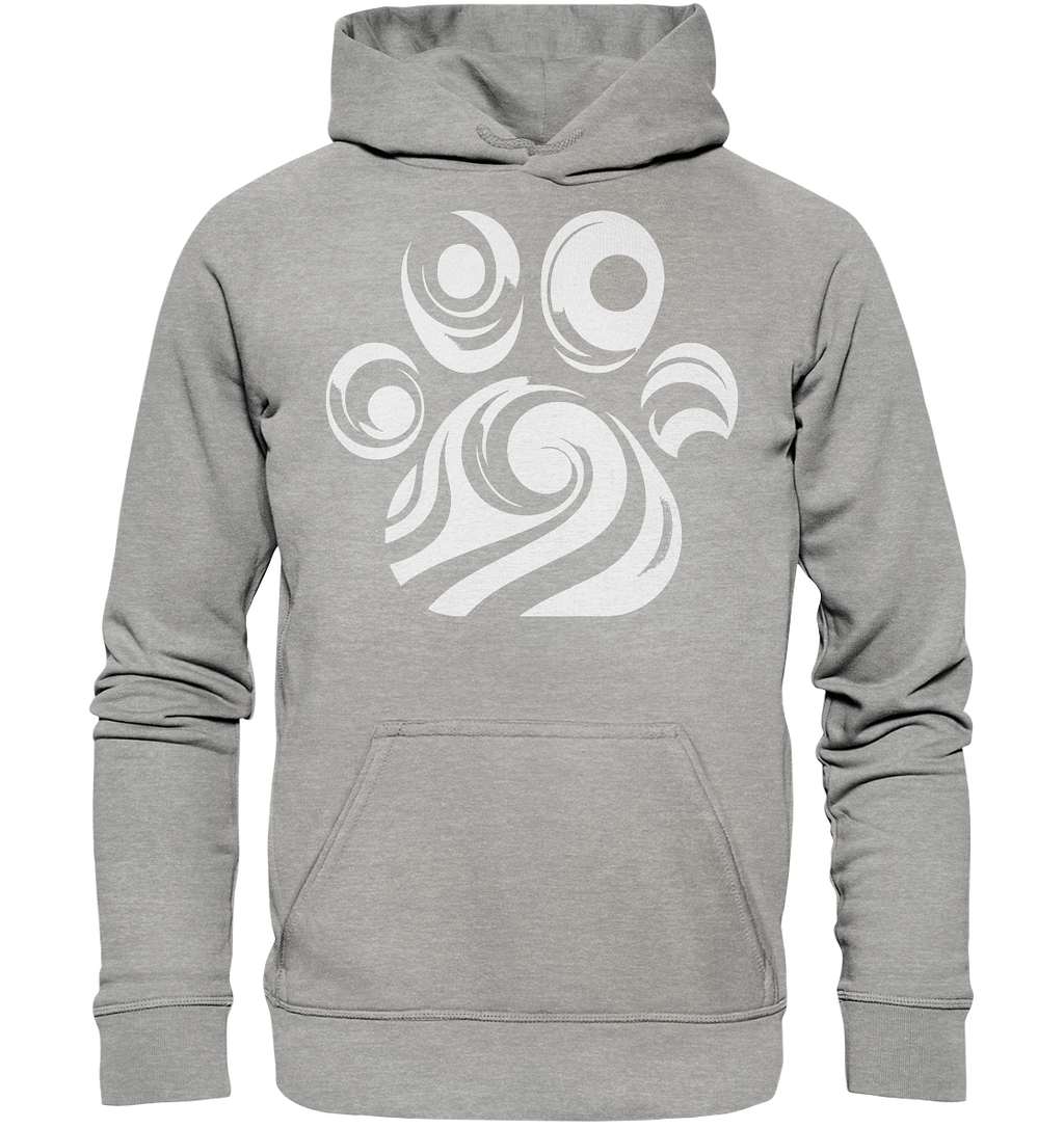 Pfote Design modern und abstrakt - Basic Unisex Hoodie