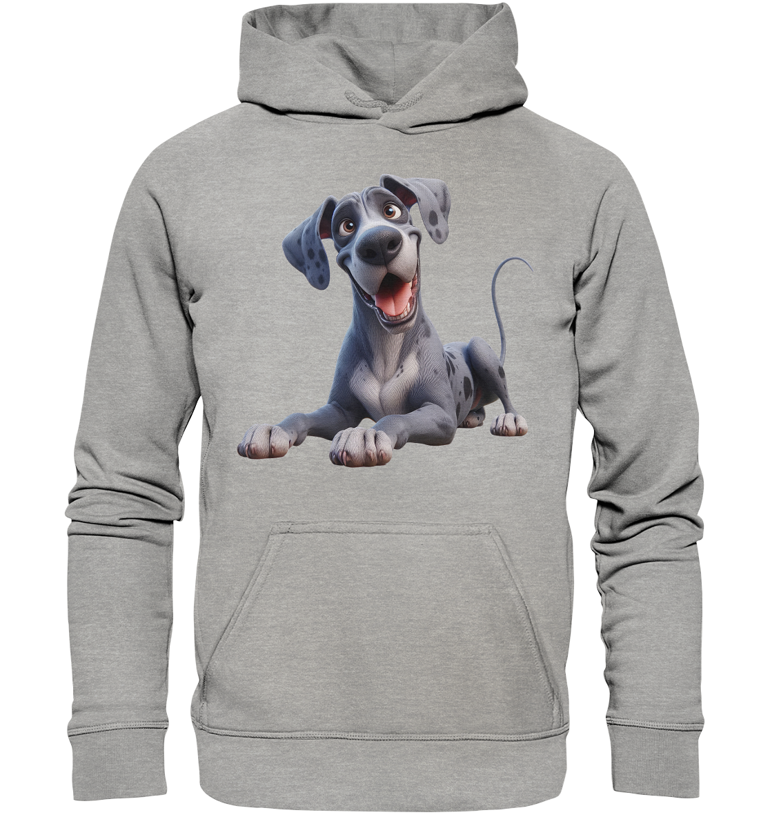 Dänische Dogge - personalisierbar - Basic Unisex Hoodie