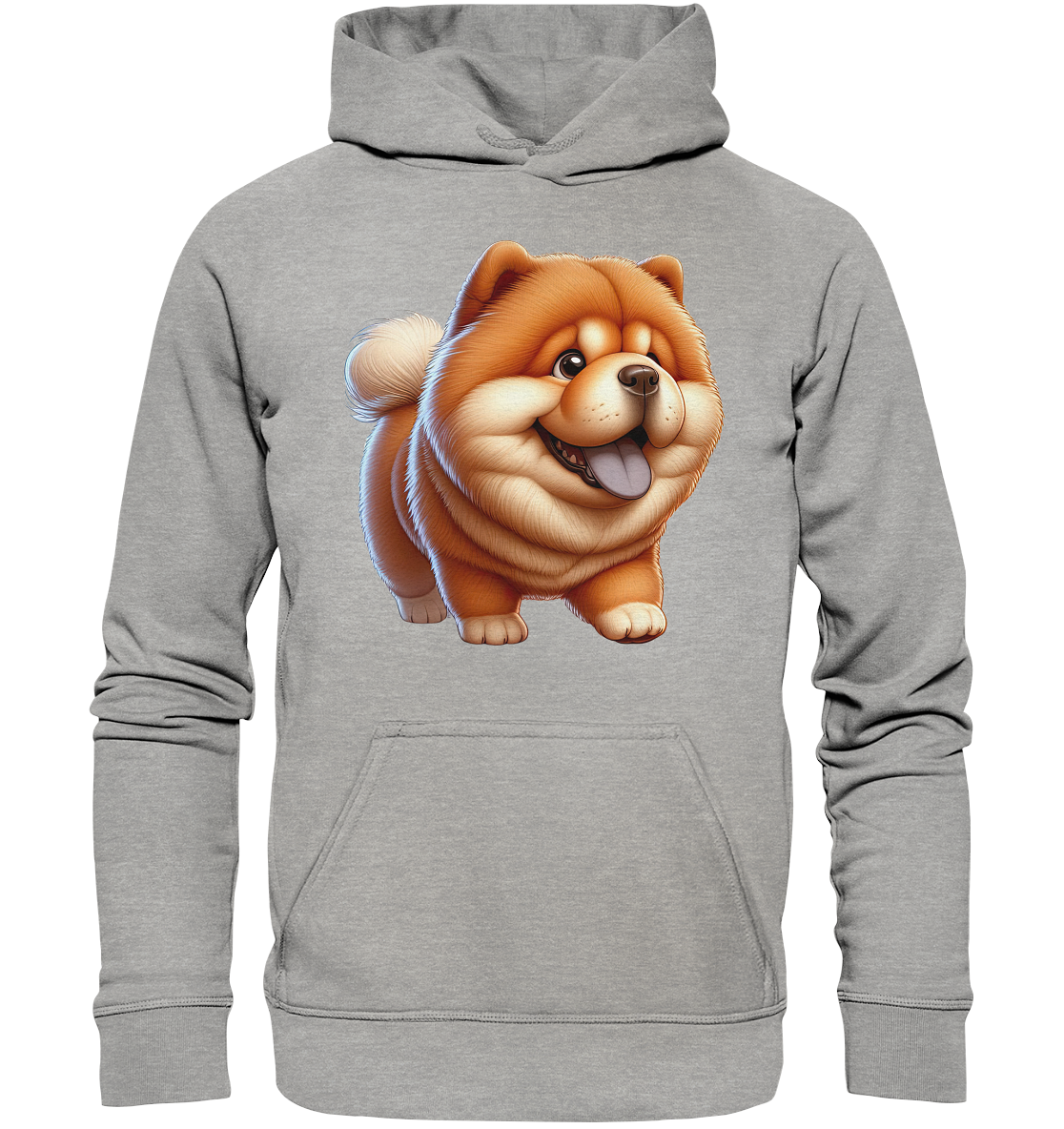 Chow Chow Cartoon Hund - personalisierbar - Basic Unisex Hoodie
