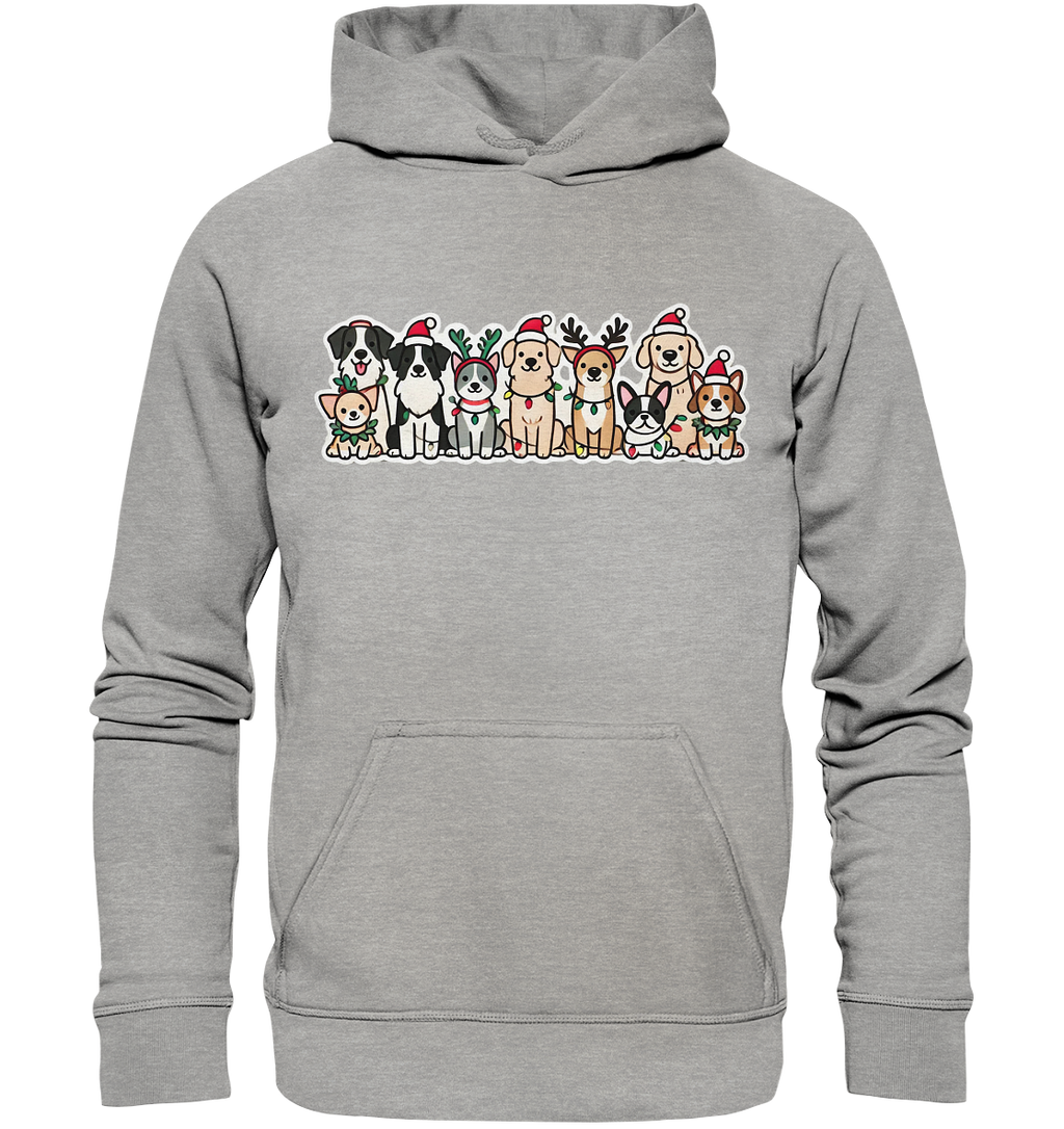 Weihnachten, Christmas Hunde - Basic Unisex Hoodie