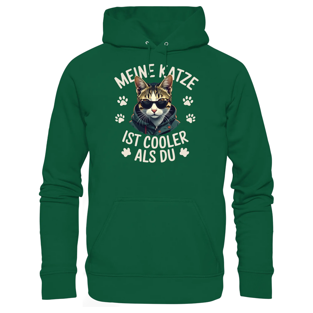 Meine Katze ist cooler als du - Basic Unisex Hoodie - PAWentura