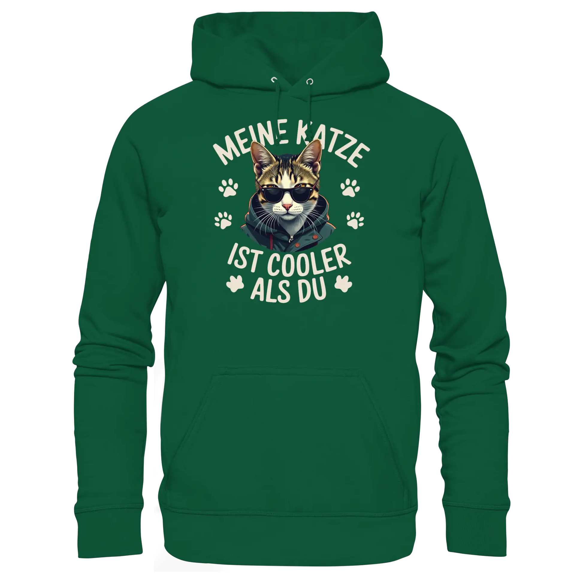 Meine Katze ist cooler als du - Basic Unisex Hoodie - PAWentura