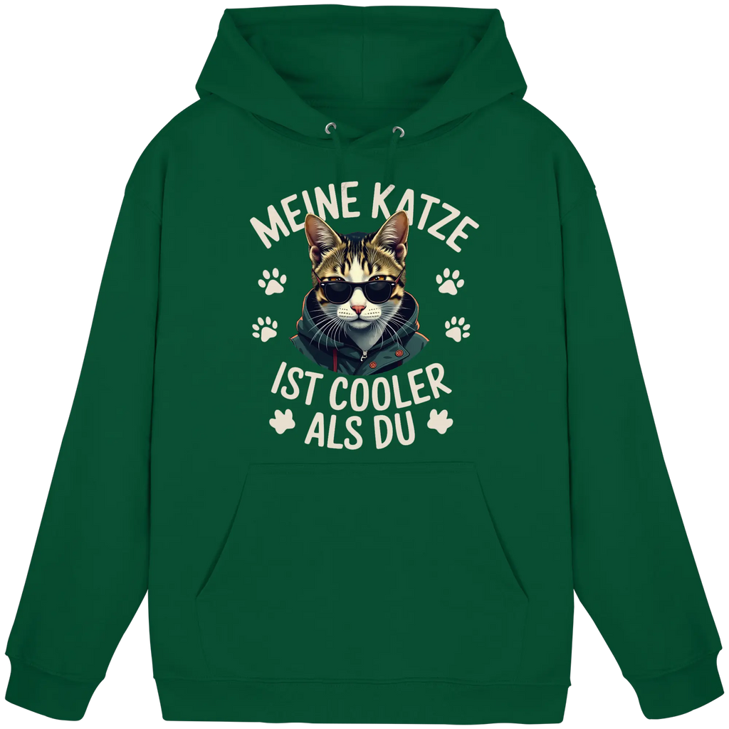 Meine Katze ist cooler als du - Basic Unisex Hoodie - PAWentura
