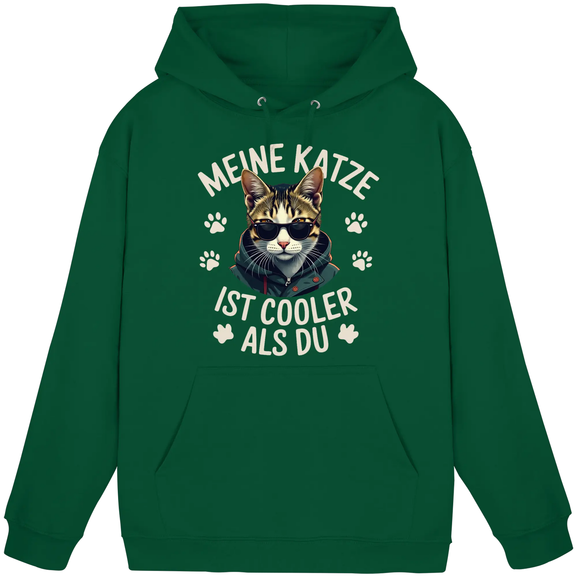 Meine Katze ist cooler als du - Basic Unisex Hoodie - PAWentura