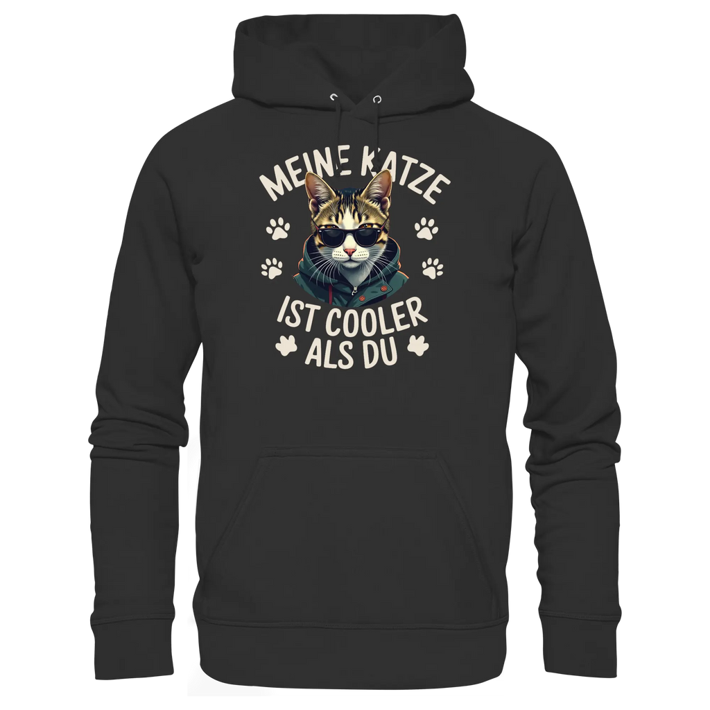 Meine Katze ist cooler als du - Basic Unisex Hoodie - PAWentura