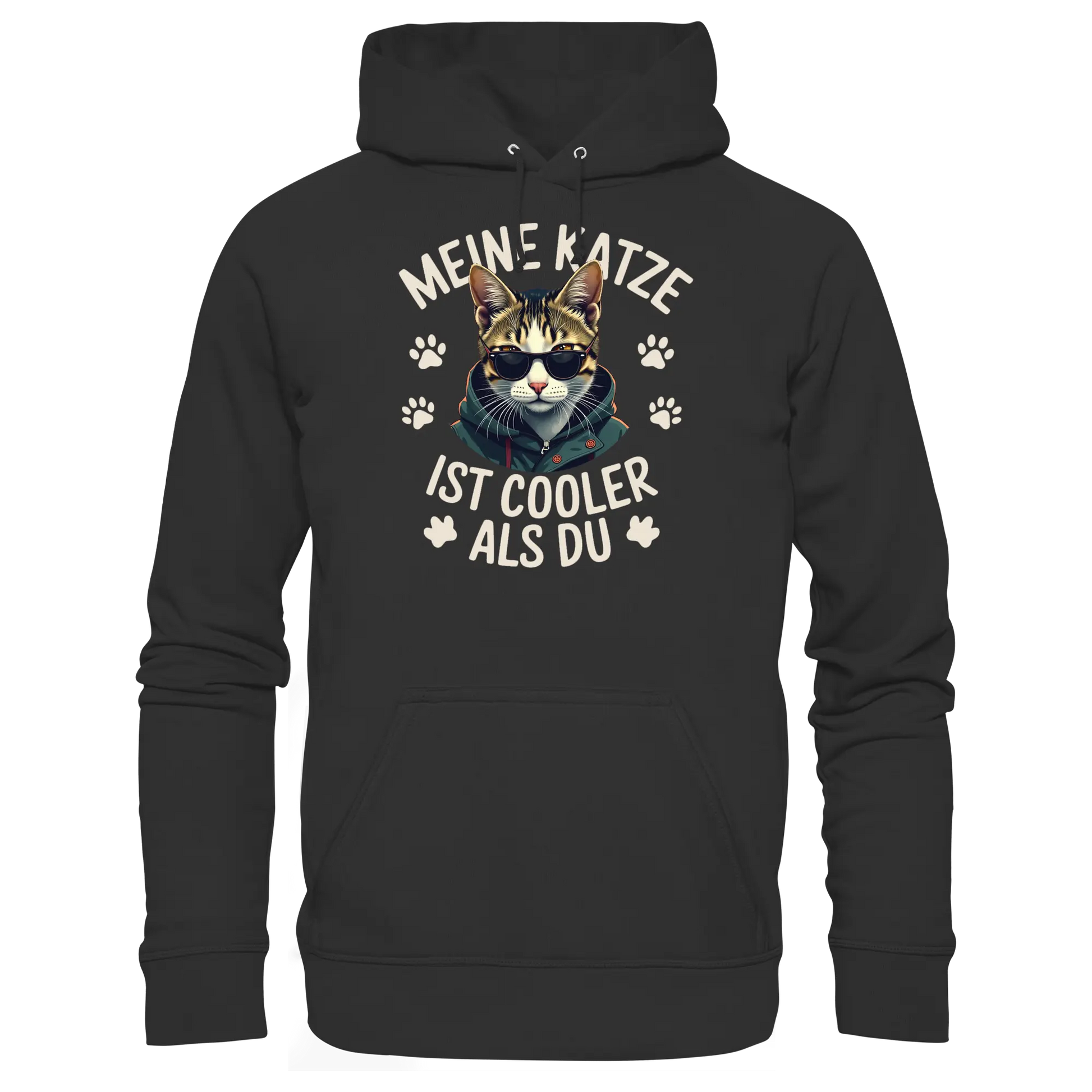 Meine Katze ist cooler als du - Basic Unisex Hoodie - PAWentura