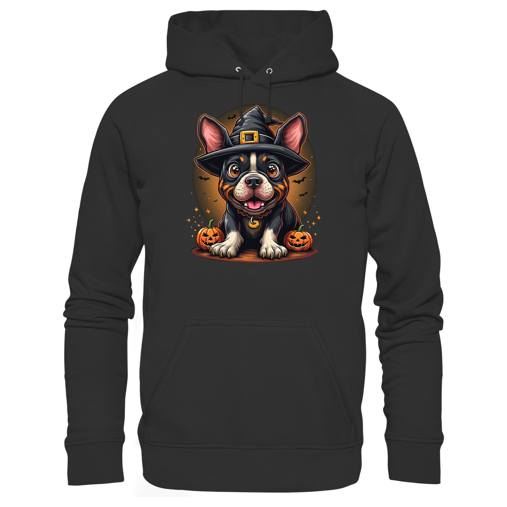 Halloween Bulldog - Basic Unisex Hoodie