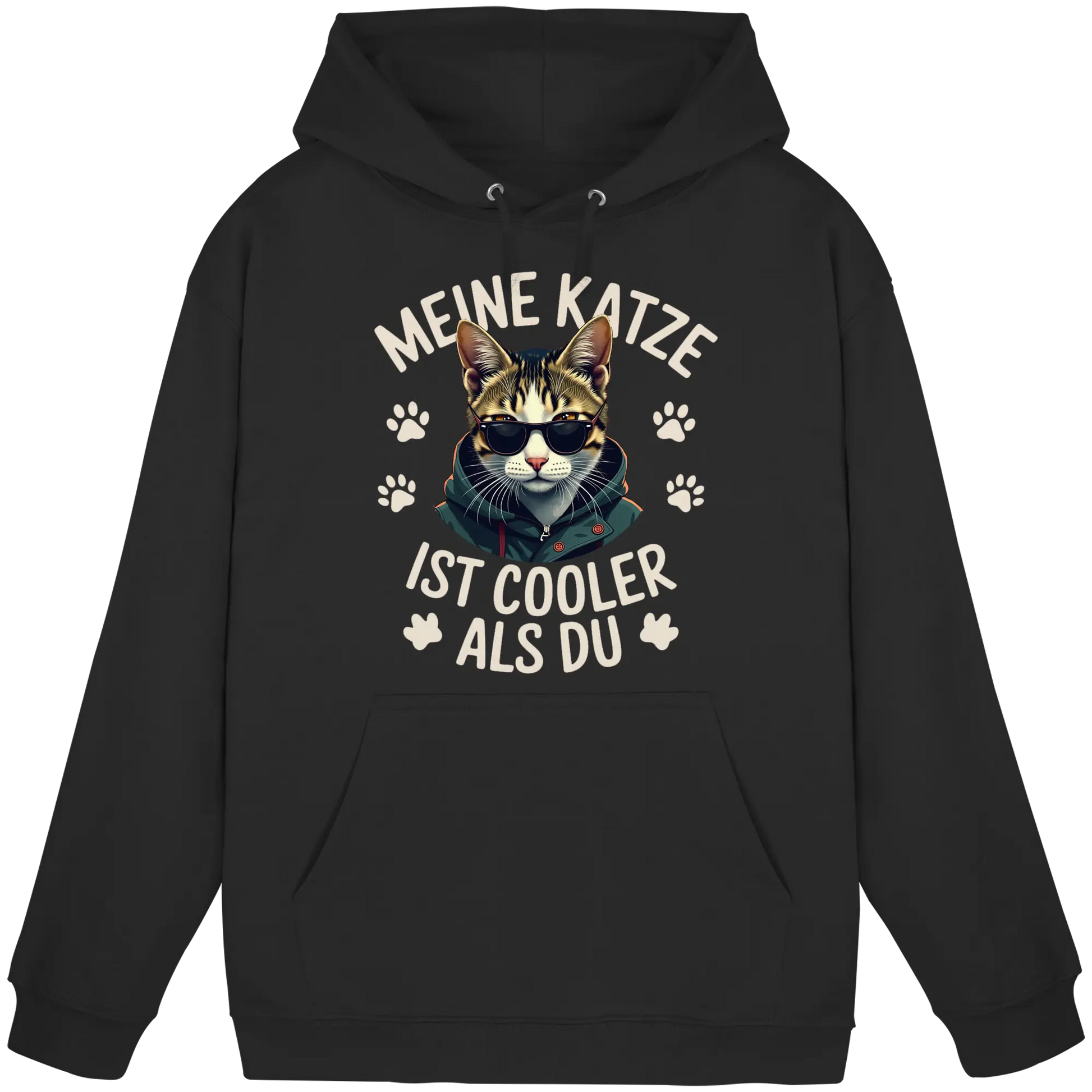 Meine Katze ist cooler als du - Basic Unisex Hoodie - PAWentura