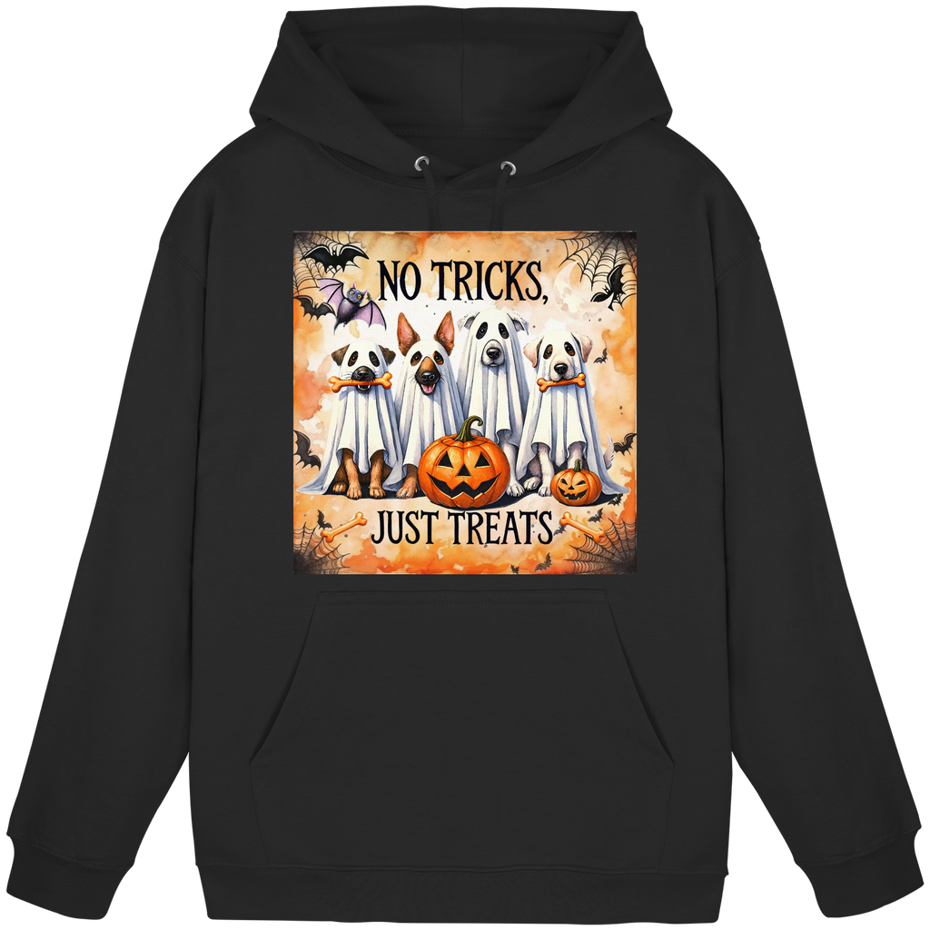 Halloween Dogs No Tricks Just Treats - Basic Unisex Hoodie