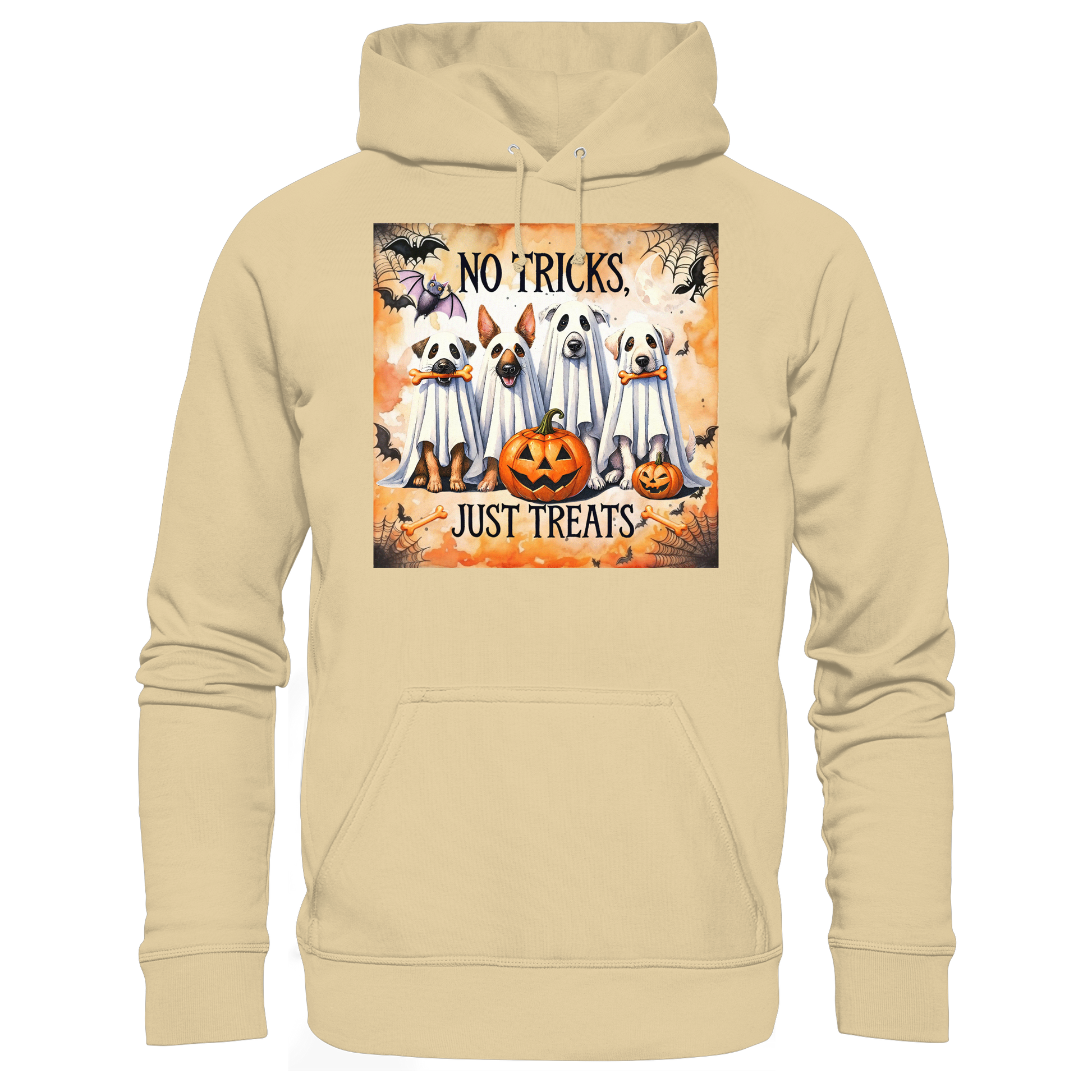 Halloween Dogs No Tricks Just Treats - Basic Unisex Hoodie