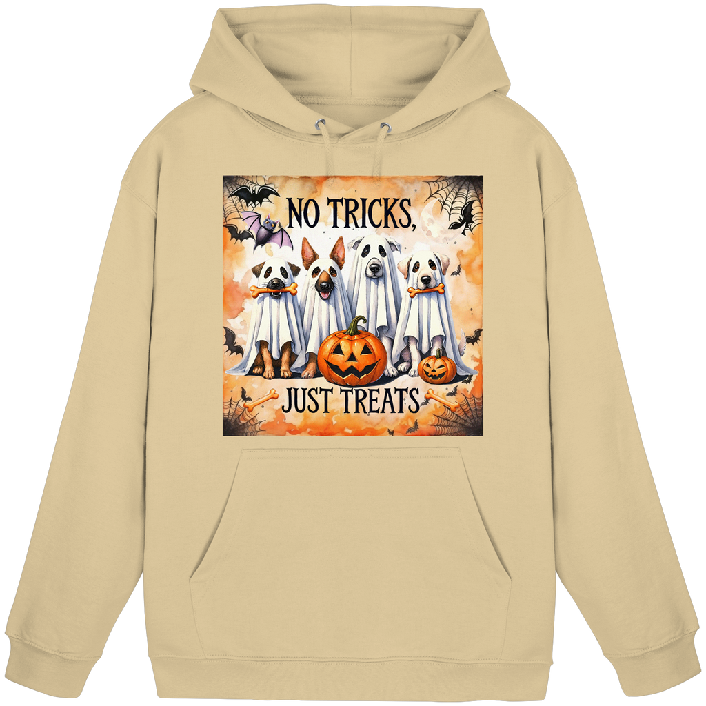 Halloween Dogs No Tricks Just Treats - Basic Unisex Hoodie
