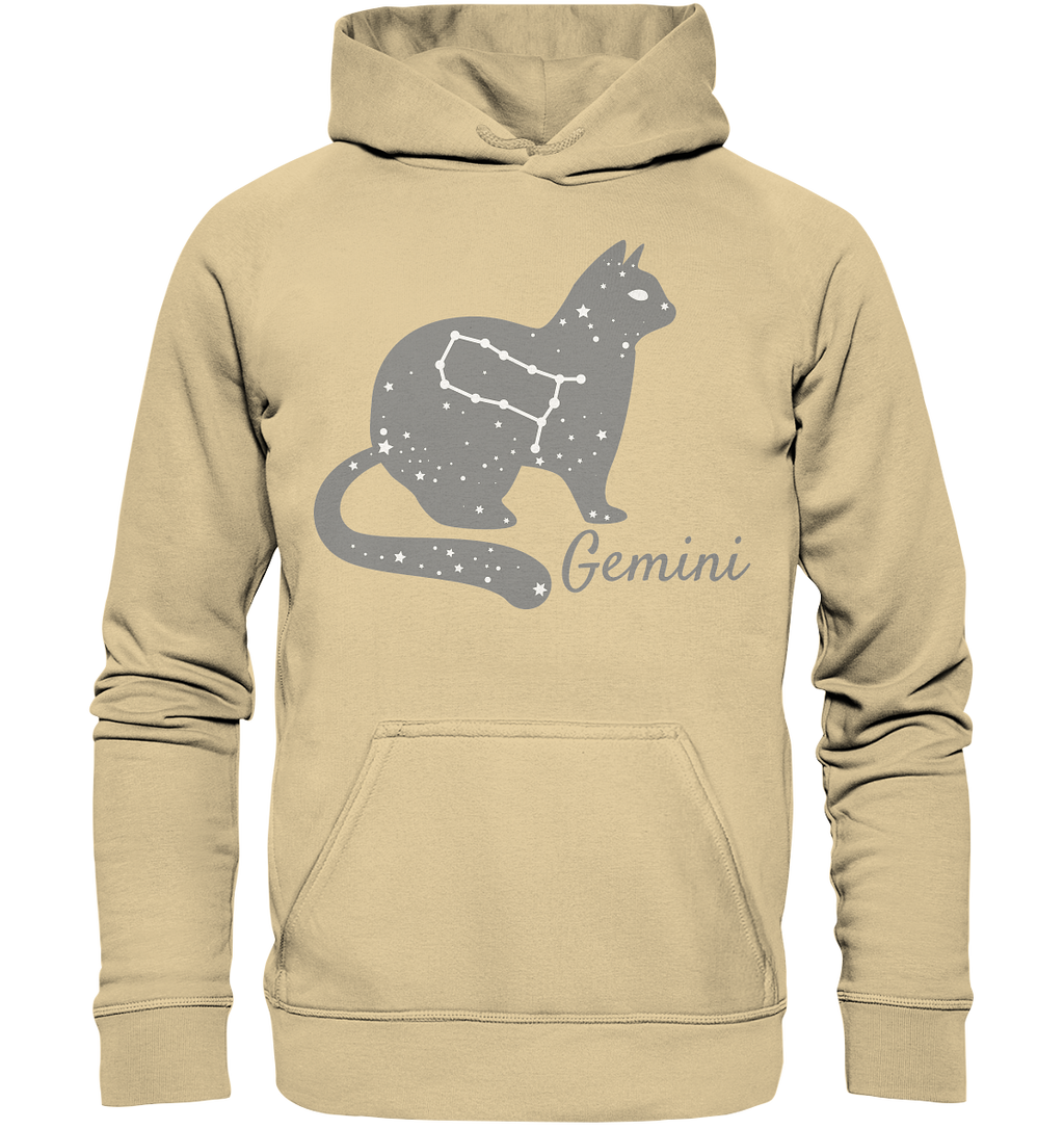 Sternzeichen Katze Zwilling - personalisierbar - Basic Unisex Hoodie