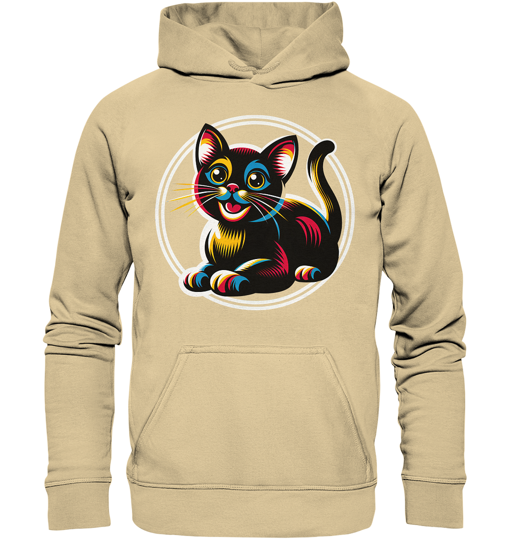 Kätzchen Pop Art - personalisierbar - Basic Unisex Hoodie