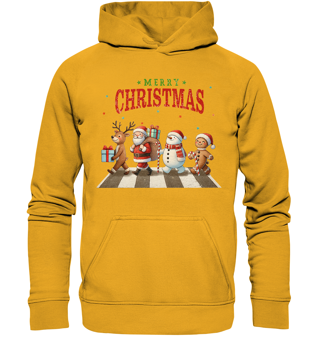 Merry Christmas Zebrastreifen - Basic Unisex Hoodie