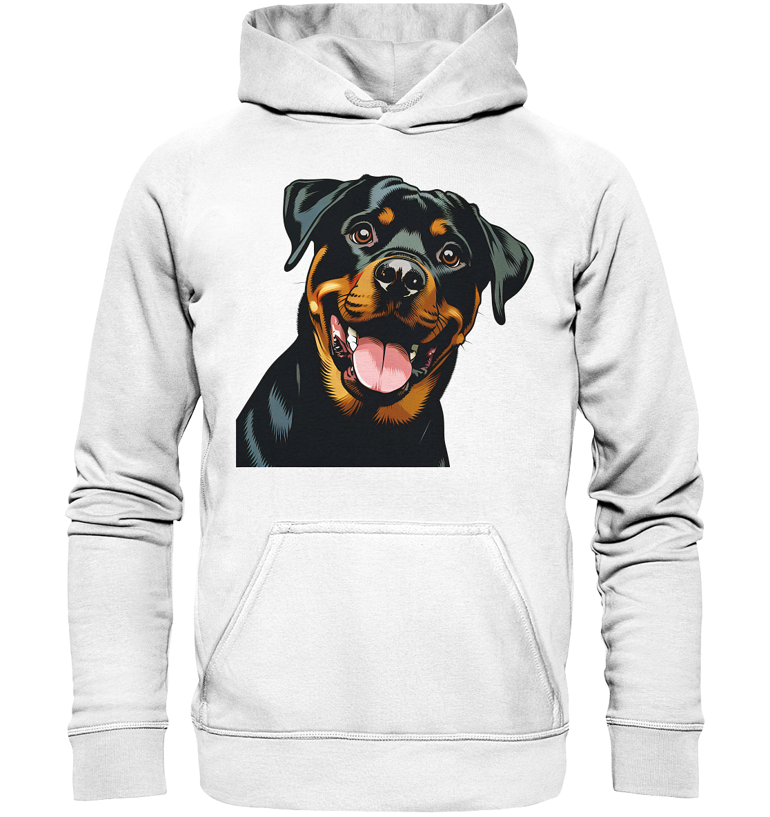 Rottweiler  Comic - personalisierbar - Basic Unisex Hoodie