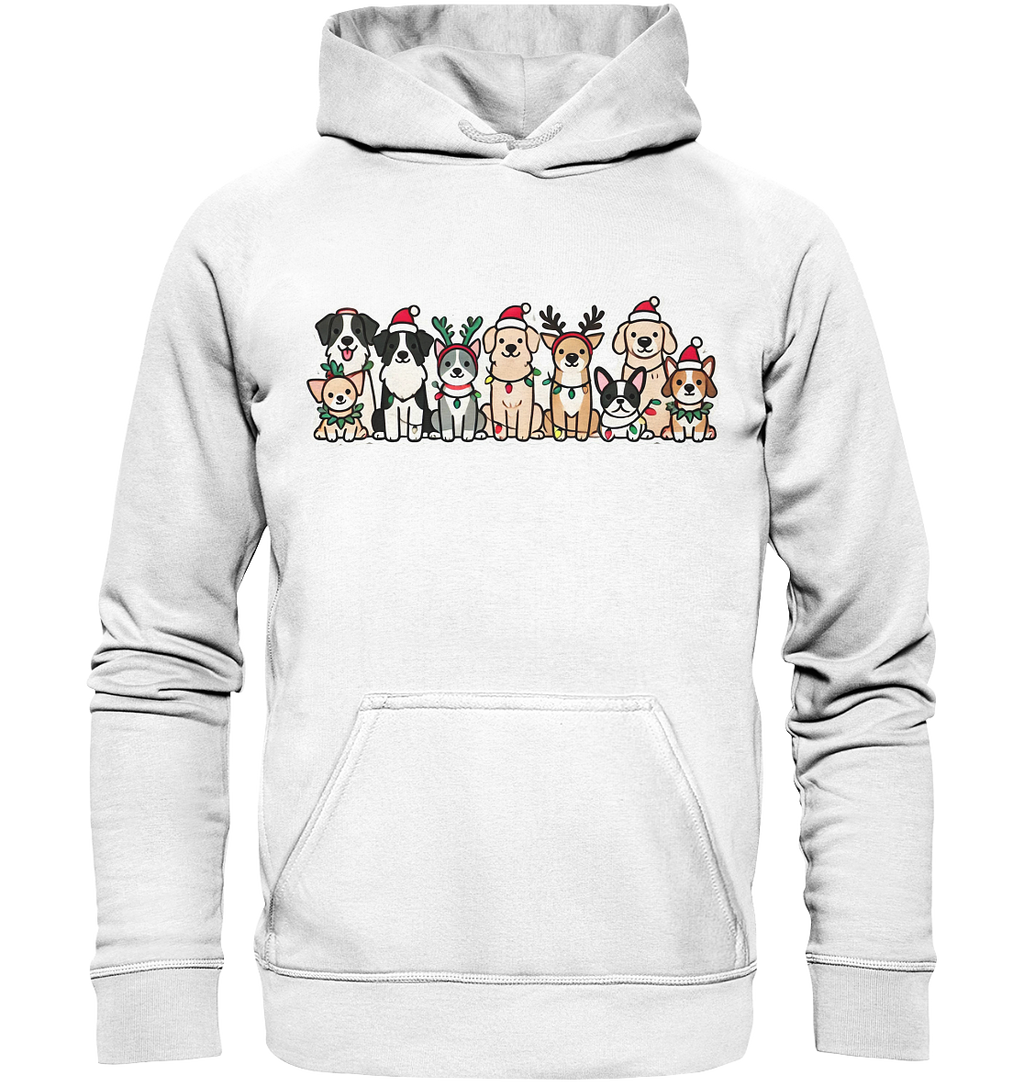 Weihnachten, Christmas Hunde - Basic Unisex Hoodie