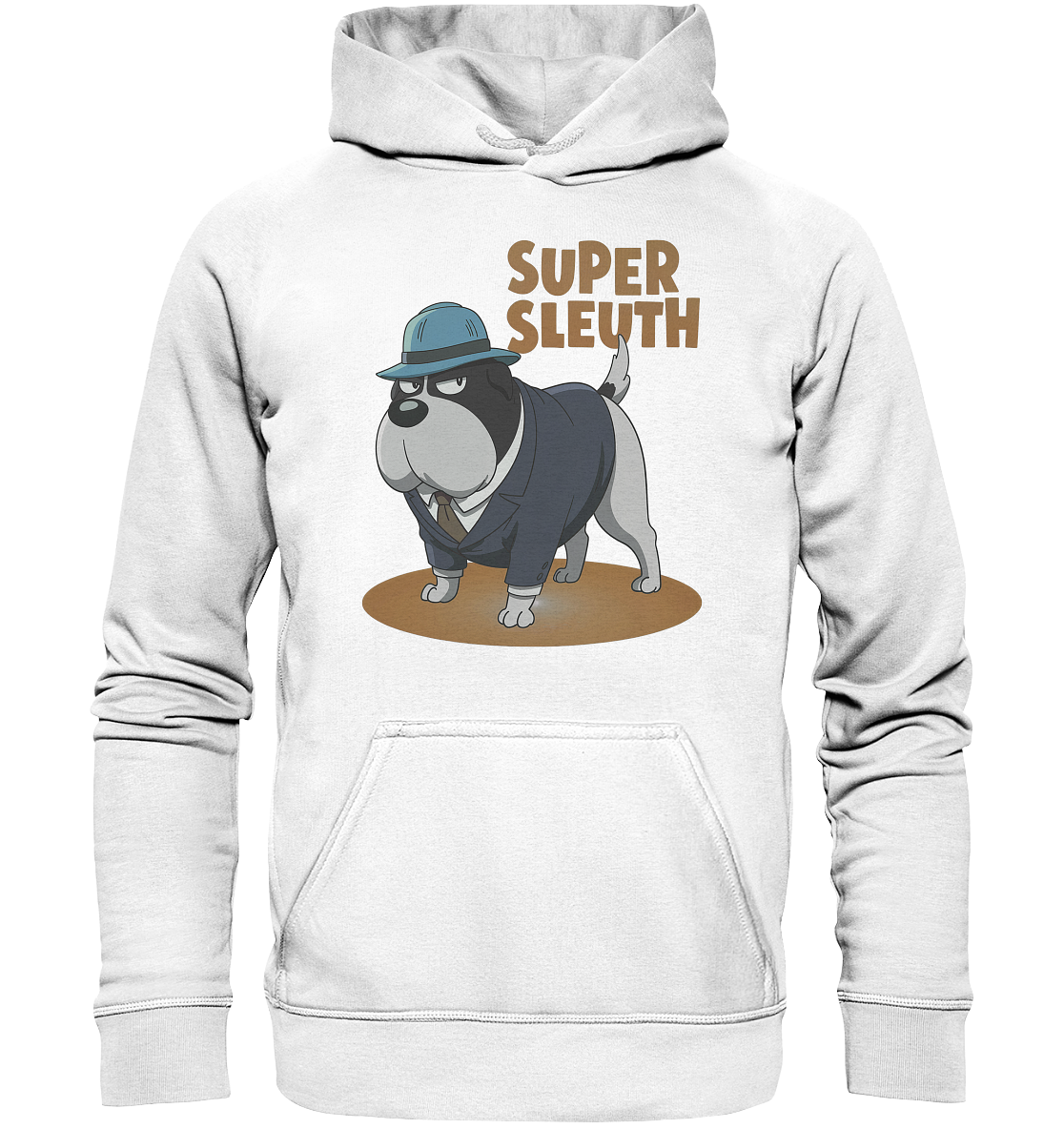 Hund Super Sleuth Detektiv - Basic Unisex Hoodie