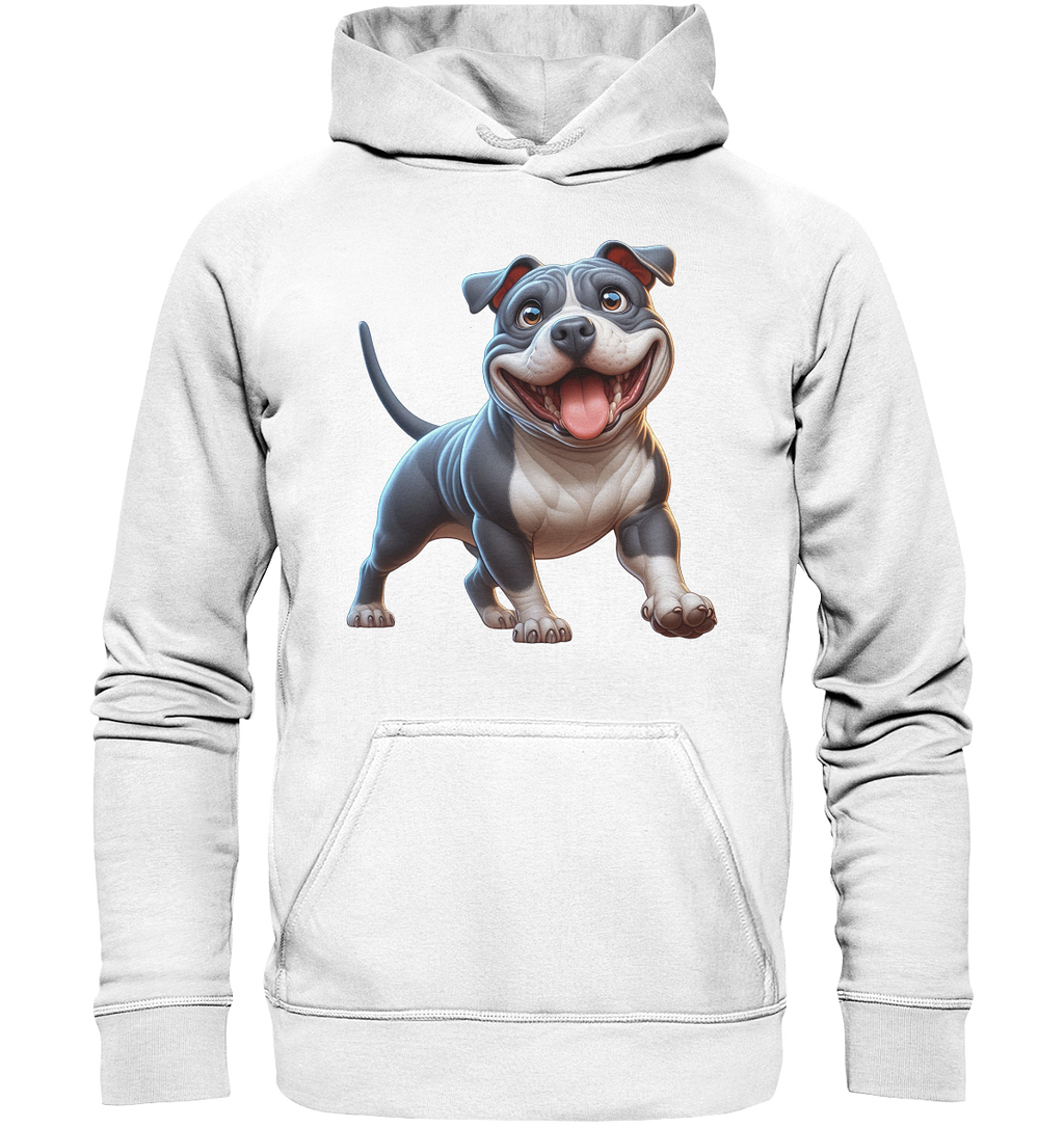 Pittbull Cartoon Hund personalisierbar - Basic Unisex Hoodie