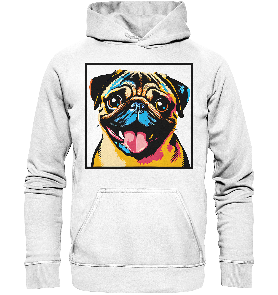 Mops Pop Art - Basic Unisex Hoodie