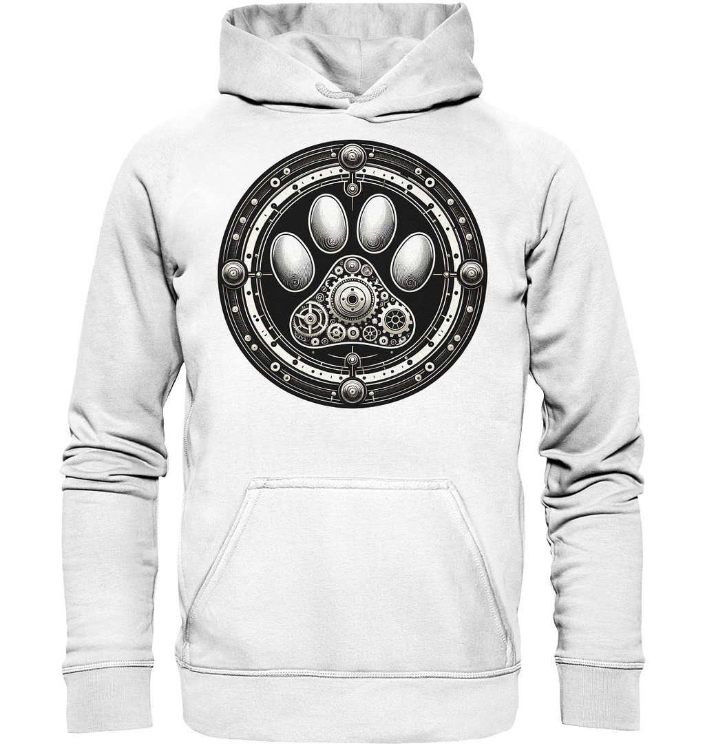 Pfote in Steam Punk Design - Basic Unisex Hoodie