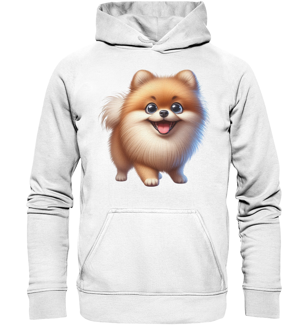 Pomeranien Cartoon - personalisierbar - Basic Unisex Hoodie