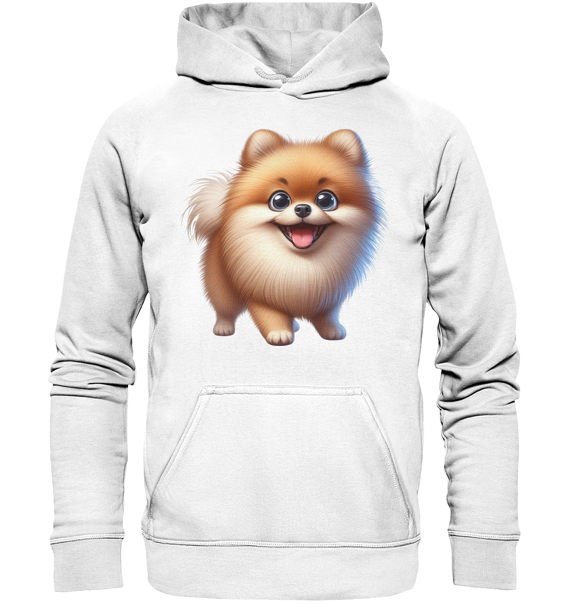 Pomeranien Cartoon - personalisierbar - Basic Unisex Hoodie