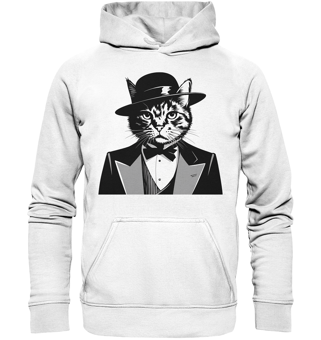 Godfather Katze Mafia - personalisierbar  - Basic Unisex Hoodie
