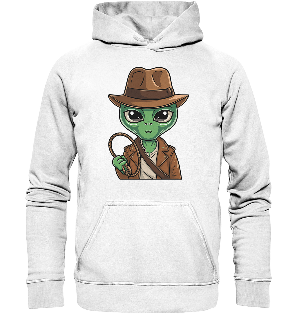 Alien Abenteurer Cartoon - Basic Unisex Hoodie