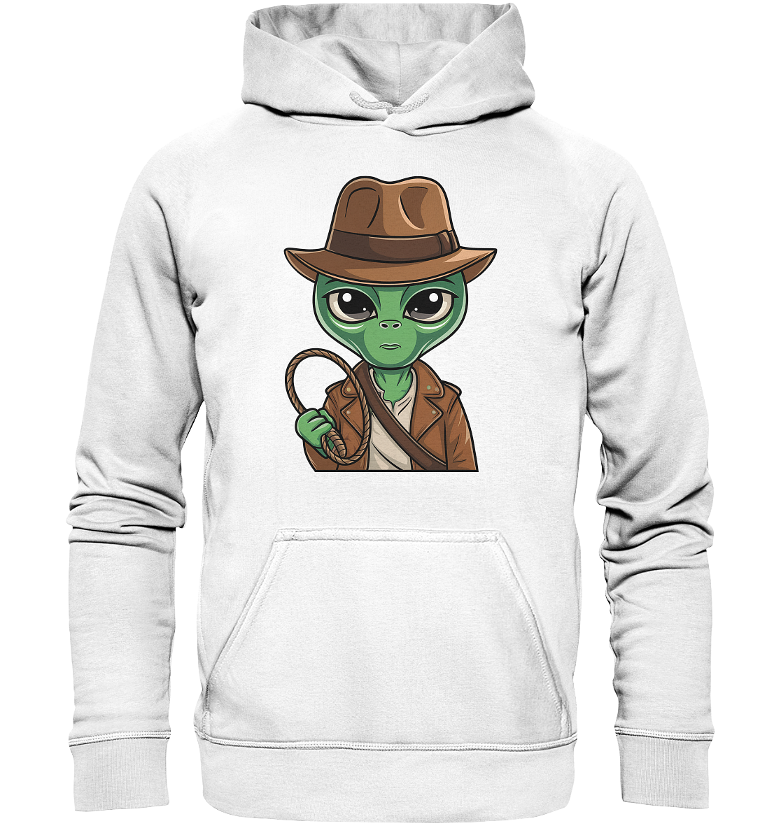 Alien Abenteurer Cartoon - Basic Unisex Hoodie