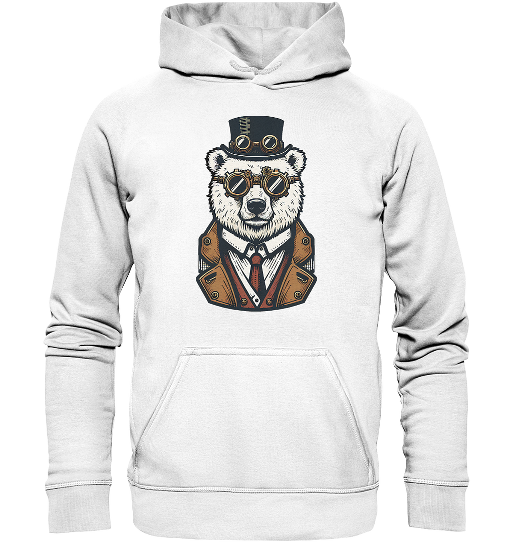 Eisbär Steampunk Polar Bear  - Basic Unisex Hoodie