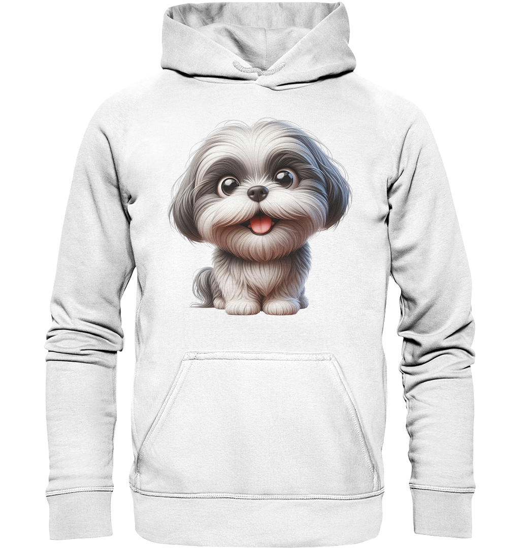 Shih Tzu Cartoon Dog - personalisierbar - Basic Unisex Hoodie