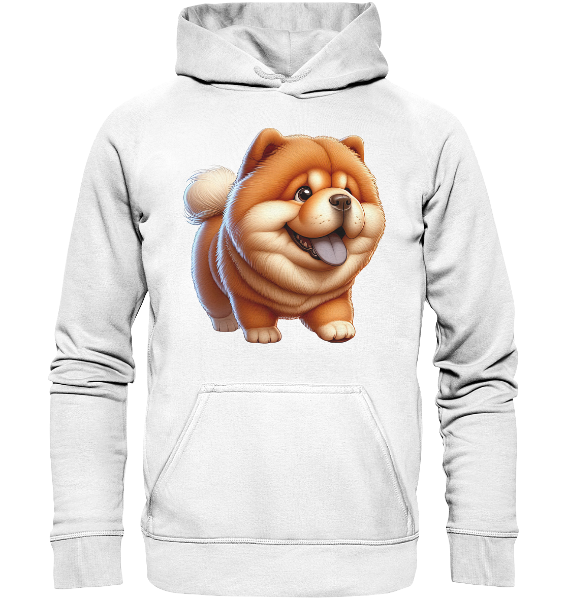 Chow Chow Cartoon Hund - personalisierbar - Basic Unisex Hoodie