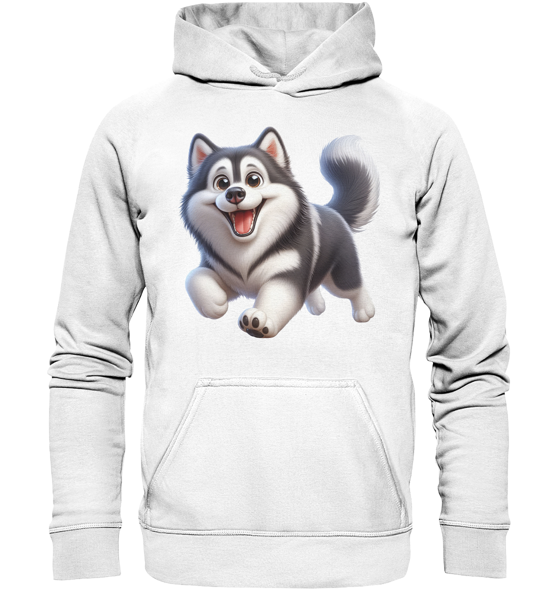 Husky Comic - personalisierbar - Basic Unisex Hoodie