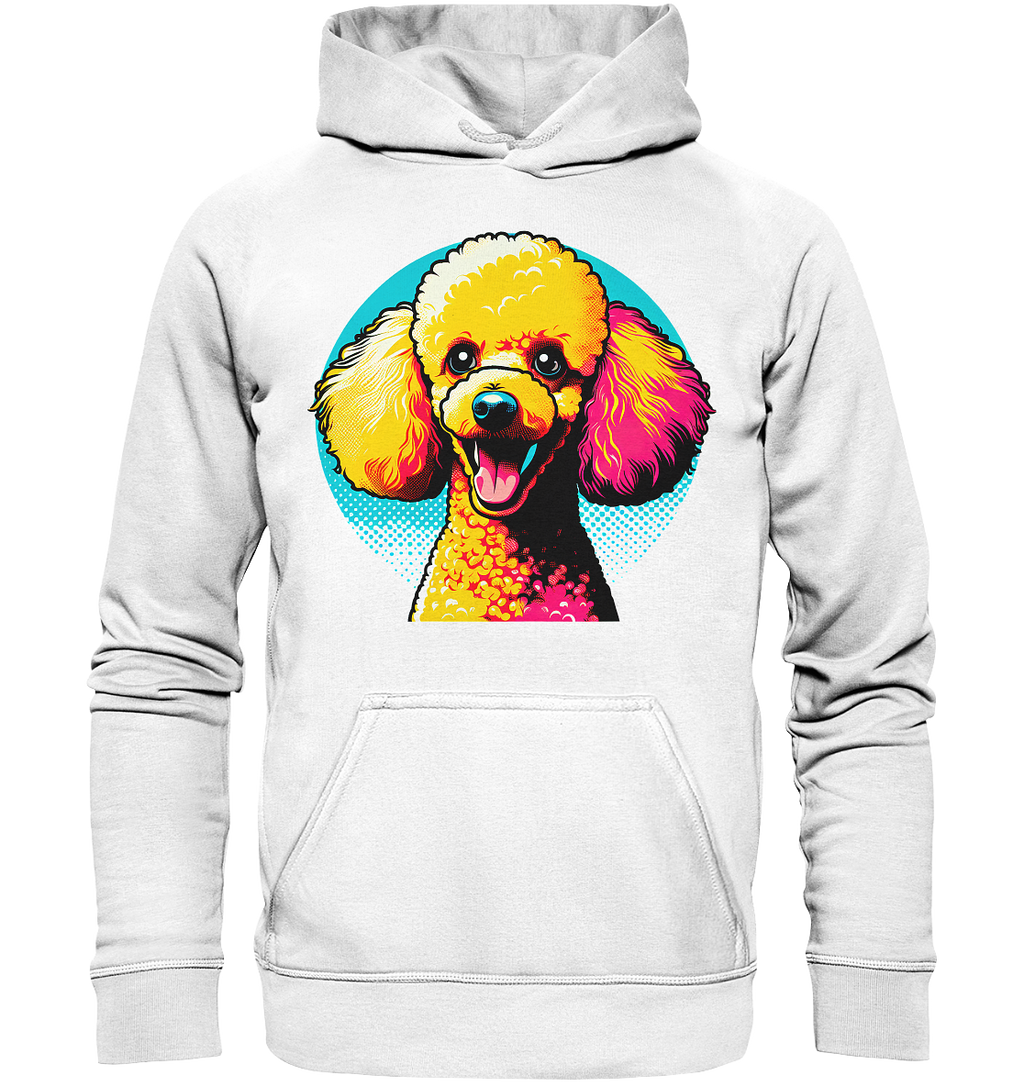 Pudel Pop Art - personalisierbar - Basic Unisex Hoodie